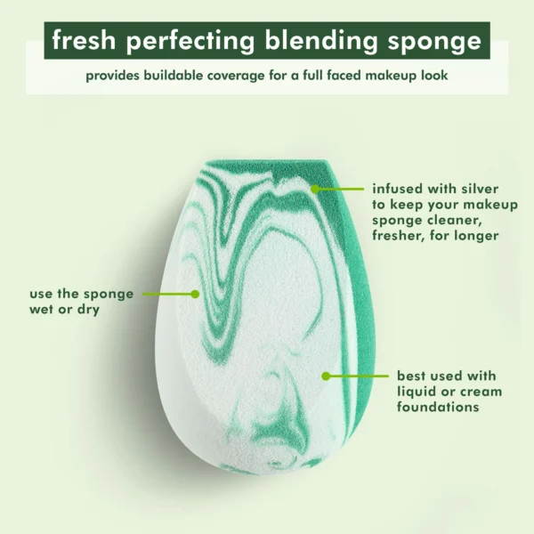 Fresh Perfecting Makeup Blending Sponge, Multicolor, 1 Count - Image 3
