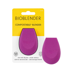 Bioblender, Clean Beauty Makeup Blending Sponge, Cruelty Free And Vegan, Purple, 1 Count